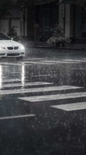 Scaricare immagine Art photo, Auto, BMW, Rain, Transport sul telefono gratis.