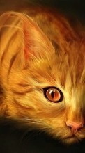 Scaricare immagine Animals, Cats, Art photo sul telefono gratis.