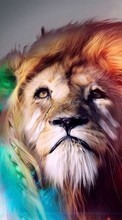 Scaricare immagine Art photo,Lions,Animals sul telefono gratis.