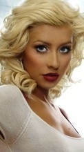 Scaricare immagine Artists, Girls, Christina Aguilera, People, Music sul telefono gratis.