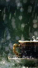 Scaricare immagine Cups, Rain, Drops, Objects sul telefono gratis.