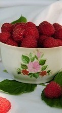 Scaricare immagine Cups, Food, Berries, Raspberry, Objects sul telefono gratis.