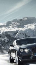 Scaricare immagine Auto,Mountains,Landscape,Snow,Transport sul telefono gratis.