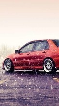 Scaricare immagine Auto, Mitsubishi, Snow, Transport sul telefono gratis.