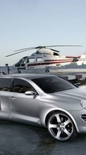 Scaricare immagine Transport, Auto, Porsche, Helicopters, Chopster sul telefono gratis.