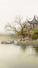 Scaricare immagine Landscape, Water, Asia, Lakes sul telefono gratis.