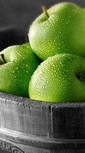 Scaricare immagine Apples, Food, Fruits, Drops sul telefono gratis.