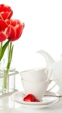 Scaricare immagine Bouquets,Flowers,Background,Plants,Tulips sul telefono gratis.