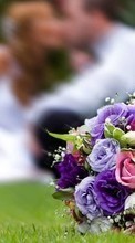 Scaricare immagine Bouquets, Flowers, Holidays, Roses, Wedding sul telefono gratis.
