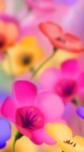 Scaricare immagine Flowers, Backgrounds sul telefono gratis.