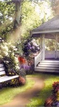 Scaricare immagine Flowers, Landscape, Plants sul telefono gratis.