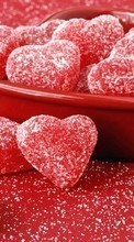 Scaricare immagine 320x480 Holidays, Food, Hearts, Love, Valentine&#039;s day sul telefono gratis.