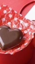 Scaricare immagine Valentine&#039;s day, Food, Love, Holidays, Hearts, Chocolate sul telefono gratis.