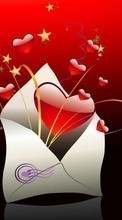 Scaricare immagine Valentine&#039;s day, Background, Love, Holidays, Hearts sul telefono gratis.