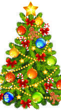 Scaricare immagine Trees, Fir-trees, New Year, Holidays, Pictures, Christmas, Xmas sul telefono gratis.