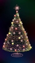 Scaricare immagine 800x480 Holidays, Trees, New Year, Fir-trees, Christmas, Xmas, Drawings sul telefono gratis.