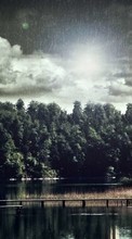 Scaricare immagine Trees, Landscape, Water sul telefono gratis.