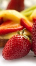 Scaricare immagine Dessert, Food, Berries, Strawberry sul telefono gratis.