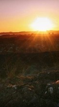 Scaricare immagine 240x320 Landscape, Sunset, Sky, Children, Sun sul telefono gratis.
