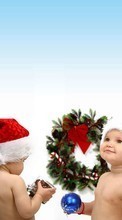 Scaricare immagine Children, New Year, Holidays, Christmas, Xmas sul telefono gratis.