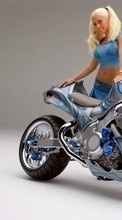 Scaricare immagine 1024x600 Transport, Girls, Motorcycles sul telefono gratis.