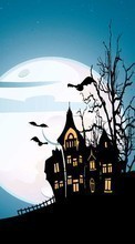 Scaricare immagine Houses, Halloween, Holidays, Pictures sul telefono gratis.