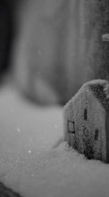Scaricare immagine Houses, Objects, Snow, Winter sul telefono gratis.