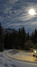 Scaricare immagine Houses,Landscape,Winter sul telefono gratis.
