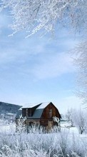 Scaricare immagine Houses,Landscape,Winter sul telefono gratis.