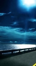 Scaricare immagine Roads, Sea, Clouds, Landscape sul telefono gratis.