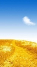Roads, Sky, Landscape, Fields per HTC Desire 601