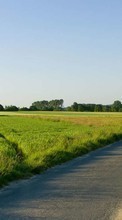 Scaricare immagine Roads, Landscape, Fields sul telefono gratis.