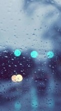 Scaricare immagine Rain, Background, Drops sul telefono gratis.