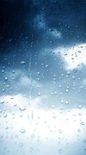 Scaricare immagine Rain, Background, Drops, Water sul telefono gratis.