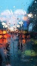 Scaricare immagine Rain, Background, Drops, Water sul telefono gratis.