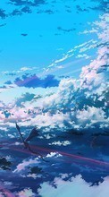 Scaricare immagine Dragons, Fantasy, Sky, Clouds, Landscape sul telefono gratis.