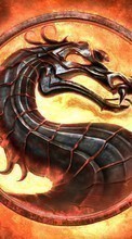 Scaricare immagine Dragons, Games, Logos, Mortal Kombat, Fire sul telefono gratis.