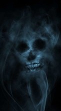 Scaricare immagine Smoke, Background, Skeletons sul telefono gratis.