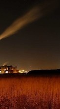 Scaricare immagine Smoke,Night,Landscape sul telefono gratis.