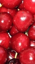 Scaricare immagine Food, Sweet cherry, Background, Fruits sul telefono gratis.