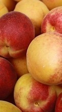 Scaricare immagine Food, Background, Fruits, Peaches sul telefono gratis.
