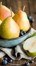 Scaricare immagine Food,Fruits,Pears,Still life sul telefono gratis.