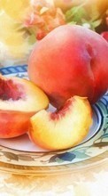 Scaricare immagine Food,Peaches sul telefono gratis.