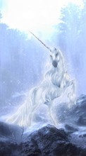 Scaricare immagine Unicorns, Fantasy, Animals sul telefono gratis.