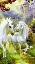 Scaricare immagine Unicorns,Pictures,Animals sul telefono gratis.