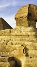 Scaricare immagine Landscape, Egypt, Sphinx sul telefono gratis.