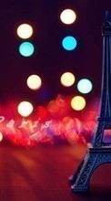 Scaricare immagine Eiffel Tower, Background, Objects sul telefono gratis.