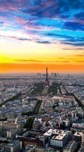 Scaricare immagine Eiffel Tower,Cities,Paris,Landscape sul telefono gratis.