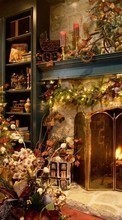 Scaricare immagine Holidays, New Year, Fir-trees, Christmas, Xmas sul telefono gratis.
