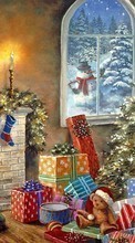 Scaricare immagine 1024x768 Fir-trees, New Year, Holidays, Pictures, Christmas, Xmas sul telefono gratis.
